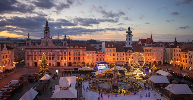 vánoční trhy v Českých Budějovicích